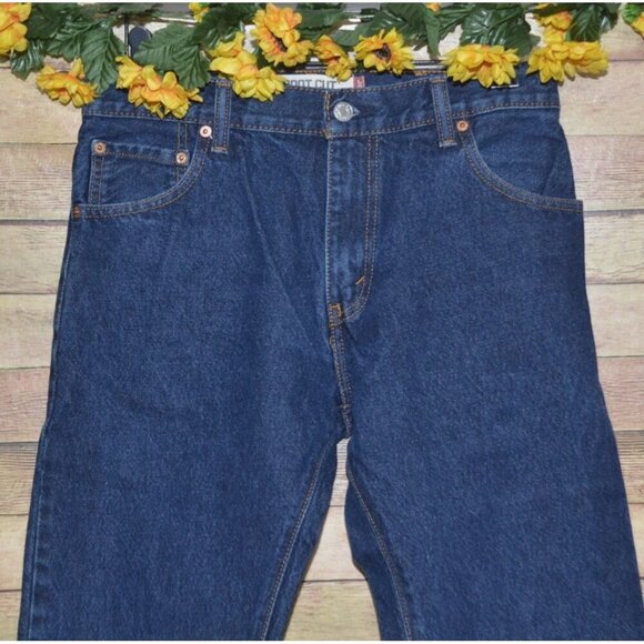 Y2K Levi's Men's 517 Bootcut Jeans Denim Blue Med Wash 30x29 Classic MINT - Picture 2 of 10